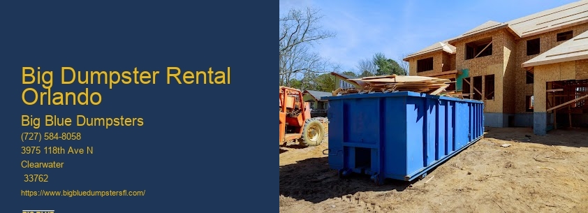 Rent A Large Dumpster Near Me