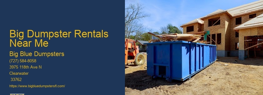 Large Commercial Dumpster