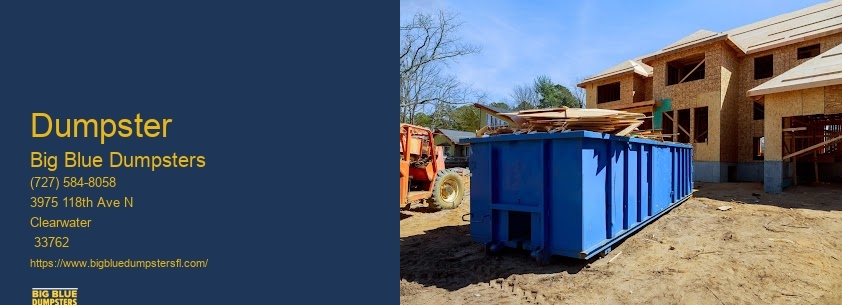 Waste Management Big Dumpster