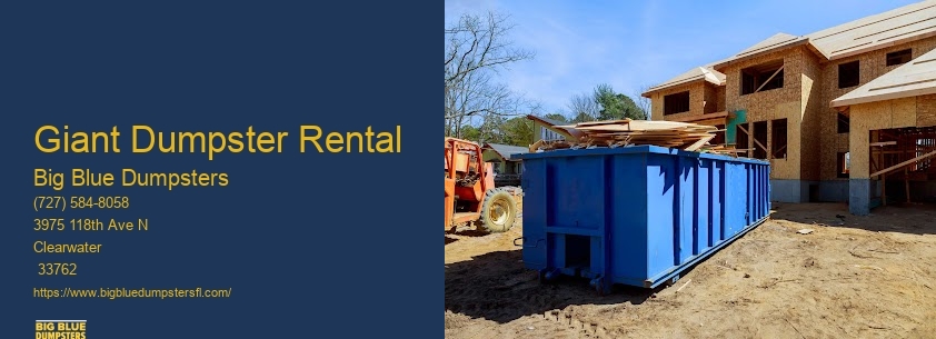 Waste Management Large Dumpster Rental