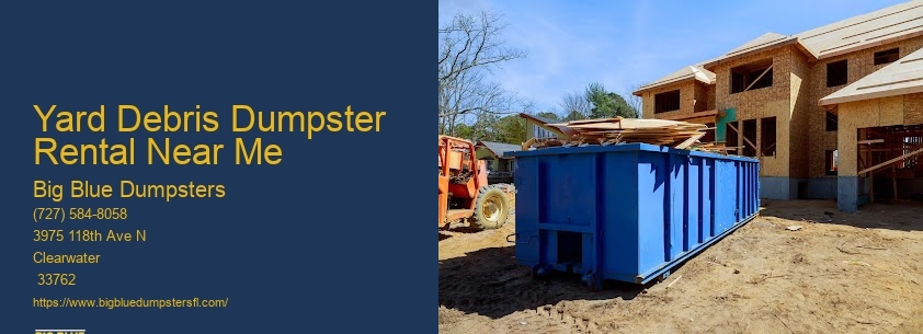 Construction Dumpster Rental